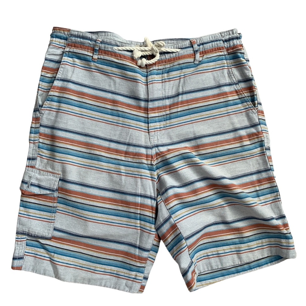 Mens Brigade Striped Shorts sz 32
